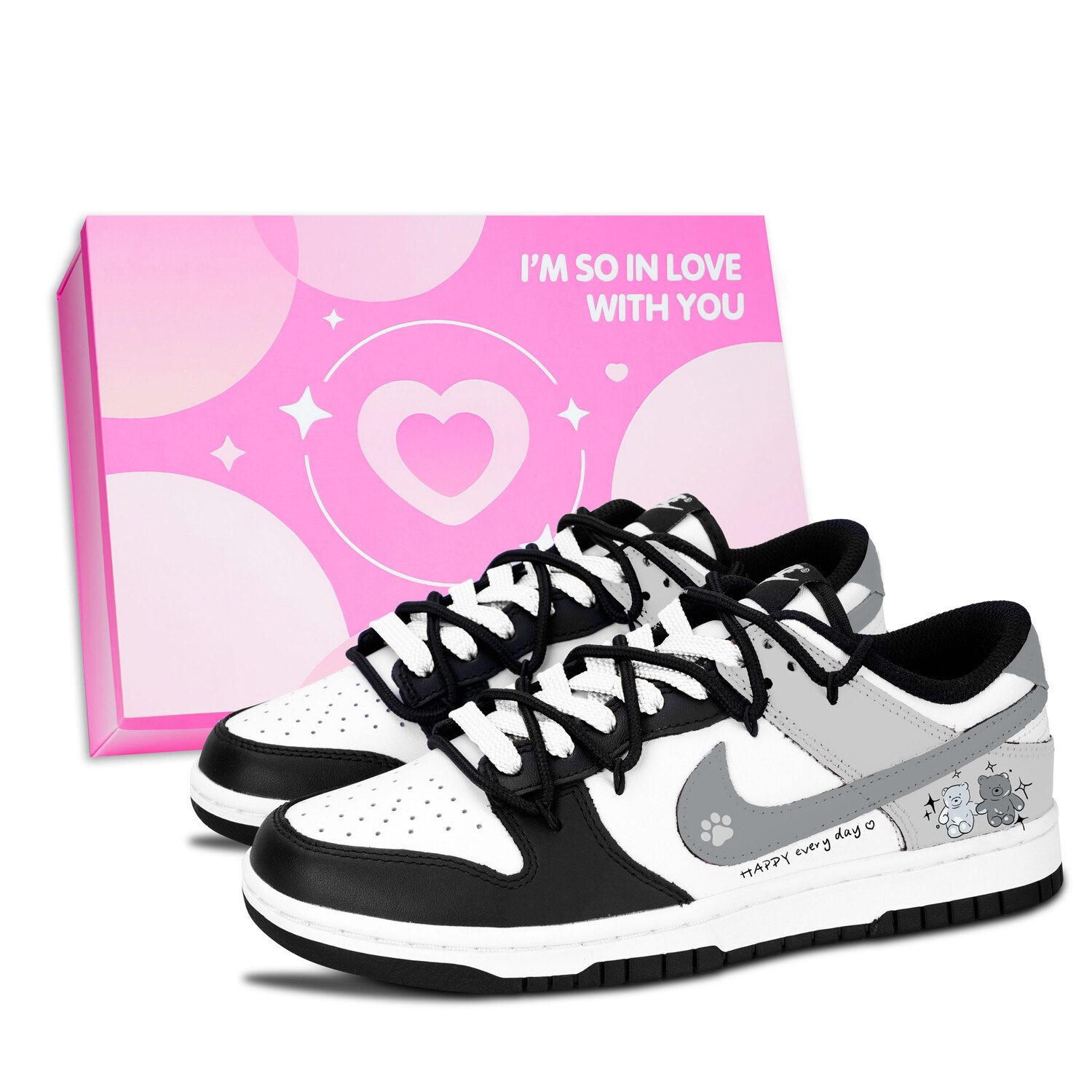 Nike Детские низкие скейтбордистские кроссовки Dunk Double Bear Joy Claws, серые, унисекс
Nike Детские низкие скейтбордистские кроссовки Dunk Double Bear Joy Claws, серые, унисекс