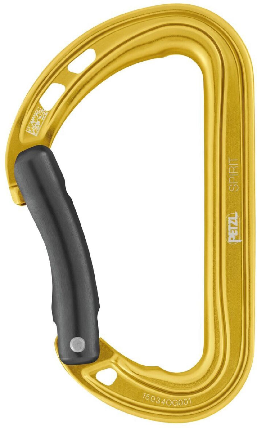 Карабин Spirit Bent Gate Petzl, желтый
Карабин Spirit Bent Gate Petzl, желтый