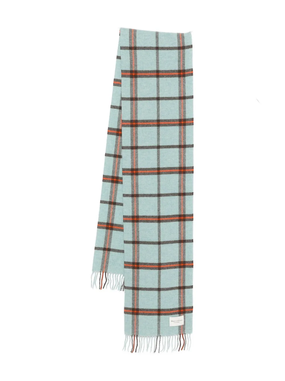 Шарф в клетку с бахромой Marc O'Polo, синий
Шарф в клетку с бахромой Marc O'Polo, синий