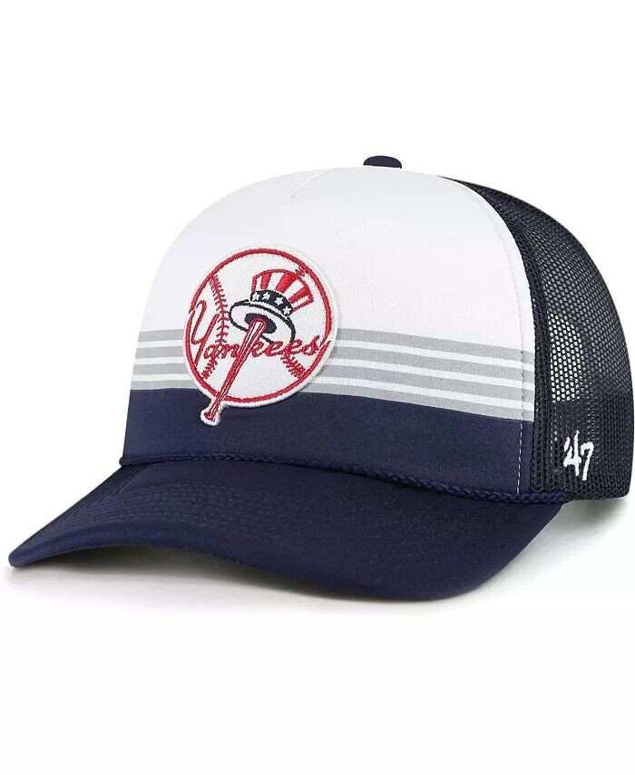 Мужская регулируемая кепка New York Yankees из пенопласта с сеткой спереди '47 Brand, синий
Мужская регулируемая кепка New York Yankees из пенопласта с сеткой спереди '47 Brand, синий