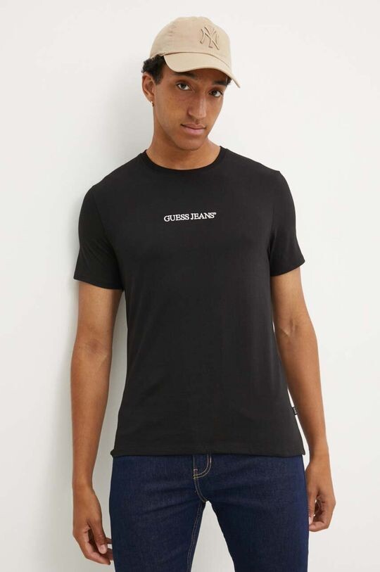 Хлопковая футболка Guess Jeans, черный
Хлопковая футболка Guess Jeans, черный