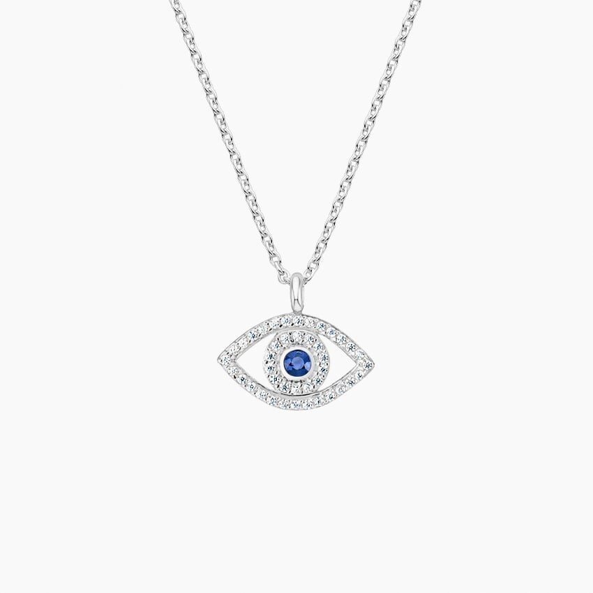 Подвеска с сапфиром и бриллиантами от дурного глаза Brilliant Earth
Подвеска с сапфиром и бриллиантами от дурного глаза Brilliant Earth