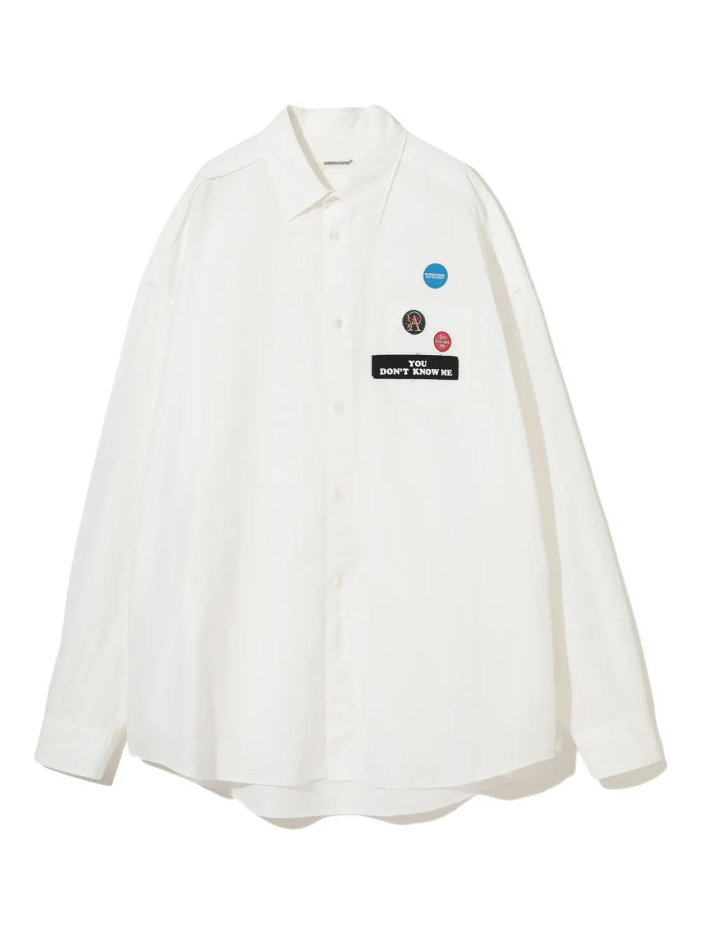 Хлопковая рубашка Undercover, белый
Хлопковая рубашка Undercover, белый