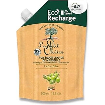 Жидкое марсельское мыло с ароматом оливы 500 мл Le Petit Olivier
Жидкое марсельское мыло с ароматом оливы 500 мл Le Petit Olivier