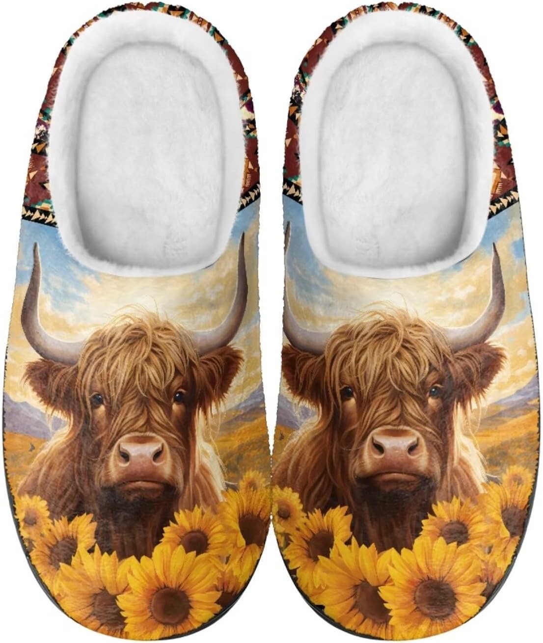 Домашние тапочки Binienty для женщин и мужчин, пушистые, для дома и улицы, удобные, с противоскользящей подошвой, High Land Cattle Sunflower
Домашние тапочки Binienty для женщин и мужчин, пушистые, для дома и улицы, удобные, с противоскользящей подошвой, High Land Cattle Sunflower