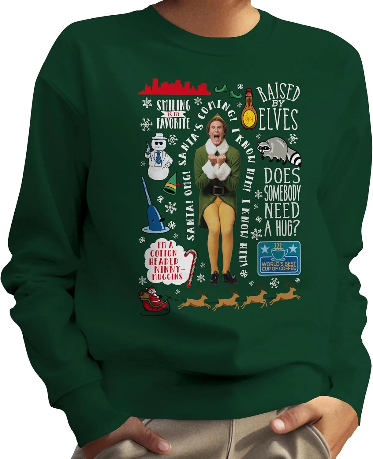 Свитер Elf Santa Is Coming Collage
Свитер Elf Santa Is Coming Collage