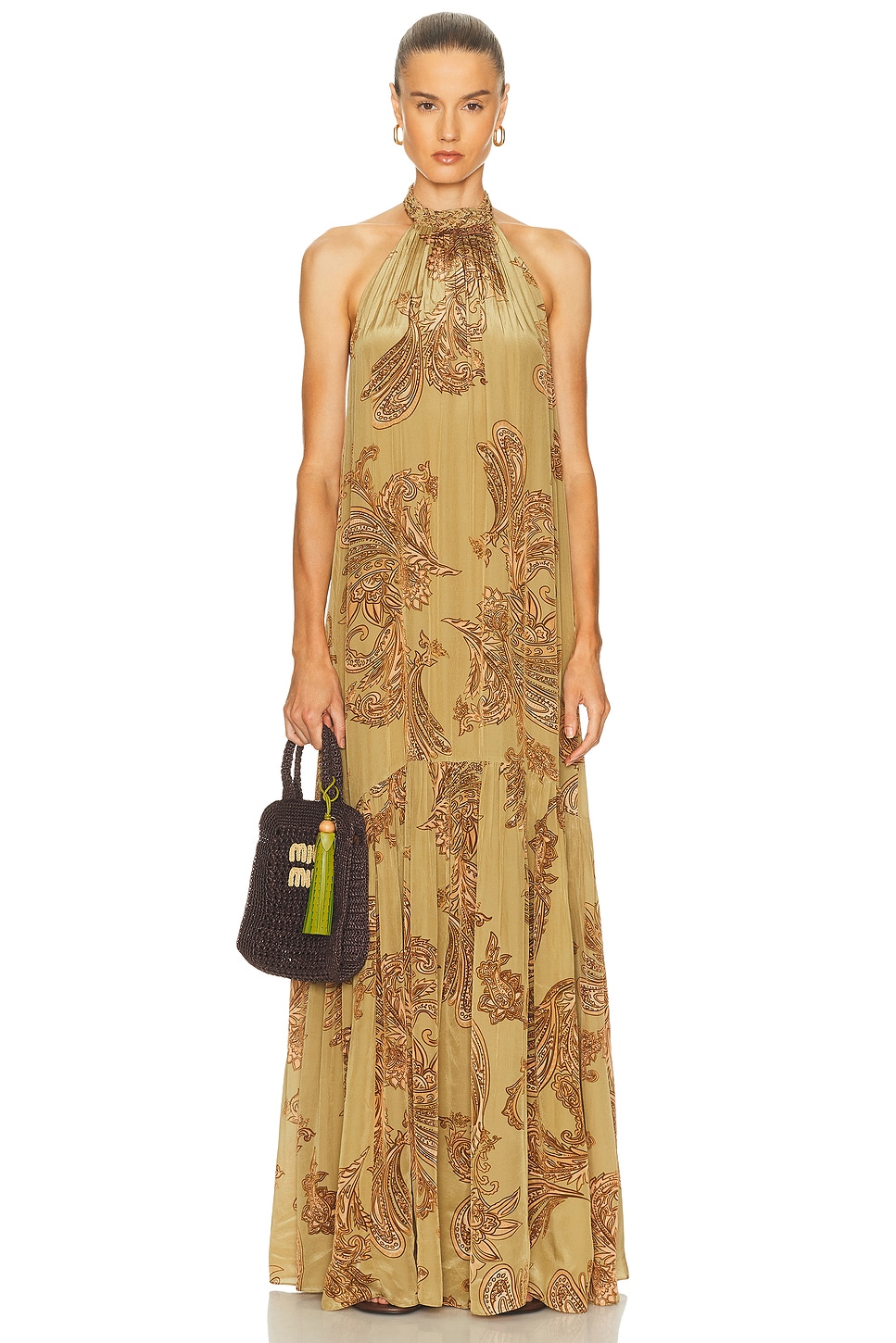 Sakhi Длинное платье Hemant And Nandita, Olive
Sakhi Длинное платье Hemant And Nandita, Olive