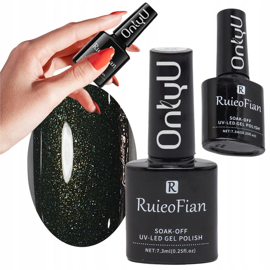 ЧЁРНО-ЗЕЛЕНЫЙ ГИБРИДНЫЙ ЛАК ДЛЯ НОГТЕЙ С БЛЕСТКАМИ УФ-ЛАК OnlyU/L105
ЧЁРНО-ЗЕЛЕНЫЙ ГИБРИДНЫЙ ЛАК ДЛЯ НОГТЕЙ С БЛЕСТКАМИ УФ-ЛАК OnlyU/L105