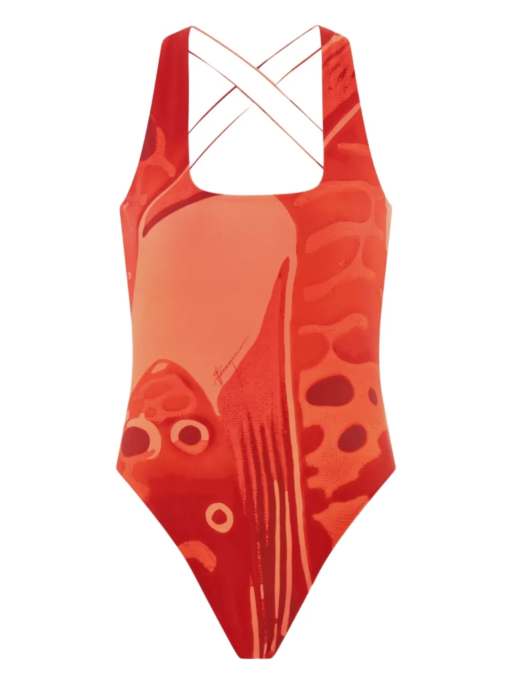 Купальник с принтом Fish Ferragamo, красный
Купальник с принтом Fish Ferragamo, красный