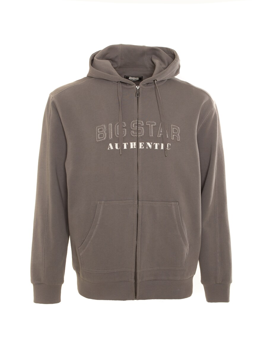 Толстовка с капюшоном на молнии BIG STAR Berkus, серый
Толстовка с капюшоном на молнии BIG STAR Berkus, серый