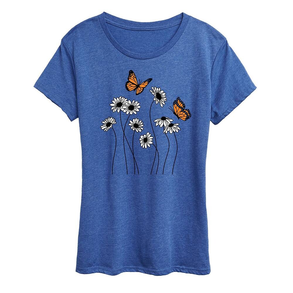 Женская футболка с рисунком Wildflower Garden Licensed Character, цвет Heather Royal Blue
Женская футболка с рисунком Wildflower Garden Licensed Character, цвет Heather Royal Blue
