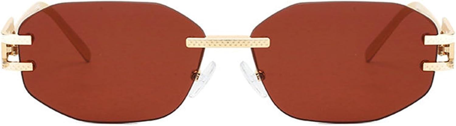 Солнцезащитные очки Willochra Trendy Hexagon для женщин и мужчин, винтажная безободковая геометрическая металлическая оправа, черные, с защитой от УФ-излучения UV400, C5
Солнцезащитные очки Willochra Trendy Hexagon для женщин и мужчин, винтажная безободковая геометрическая металлическая оправа, черные, с защитой от УФ-излучения UV400, C5