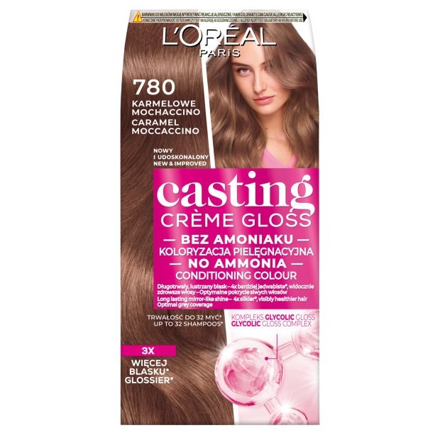 Краска для волос L'Oreal Paris Casting Creme Gloss 780 Caramel Mochaccino L'oréal Paris
Краска для волос L'Oreal Paris Casting Creme Gloss 780 Caramel Mochaccino L'oréal Paris