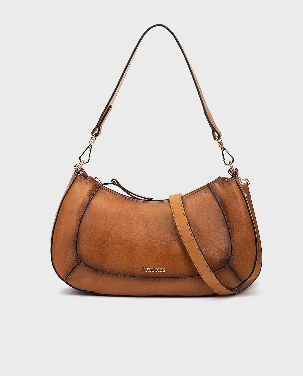 Женская кожаная сумка через плечо с застежкой-молнией Pikolinos, коричневый
Женская кожаная сумка через плечо с застежкой-молнией Pikolinos, коричневый