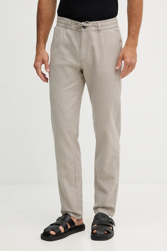 Брюки с добавлением льна Lindbergh, серый
Брюки с добавлением льна Lindbergh, серый