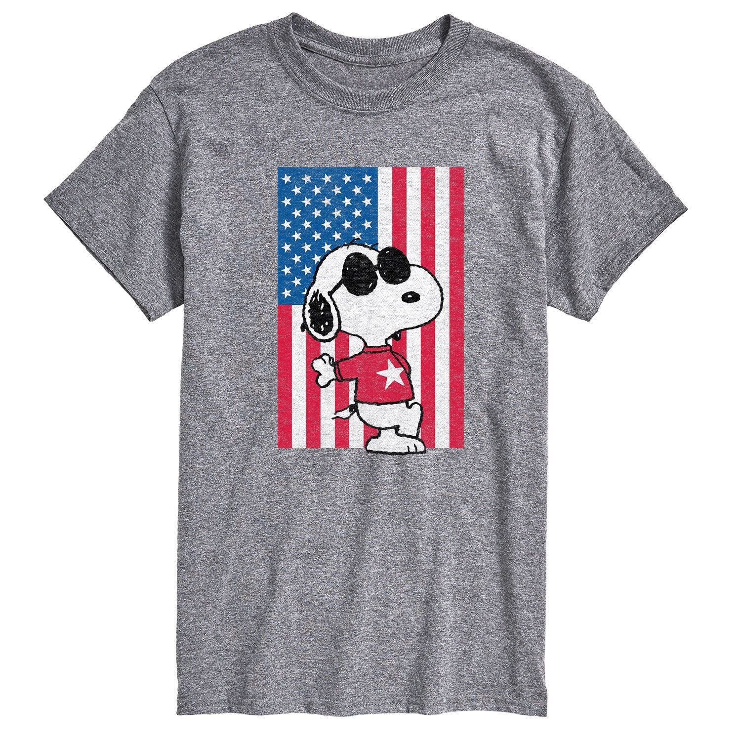 Мужская футболка с флагом Peanuts Joe Cool Licensed Character
Мужская футболка с флагом Peanuts Joe Cool Licensed Character