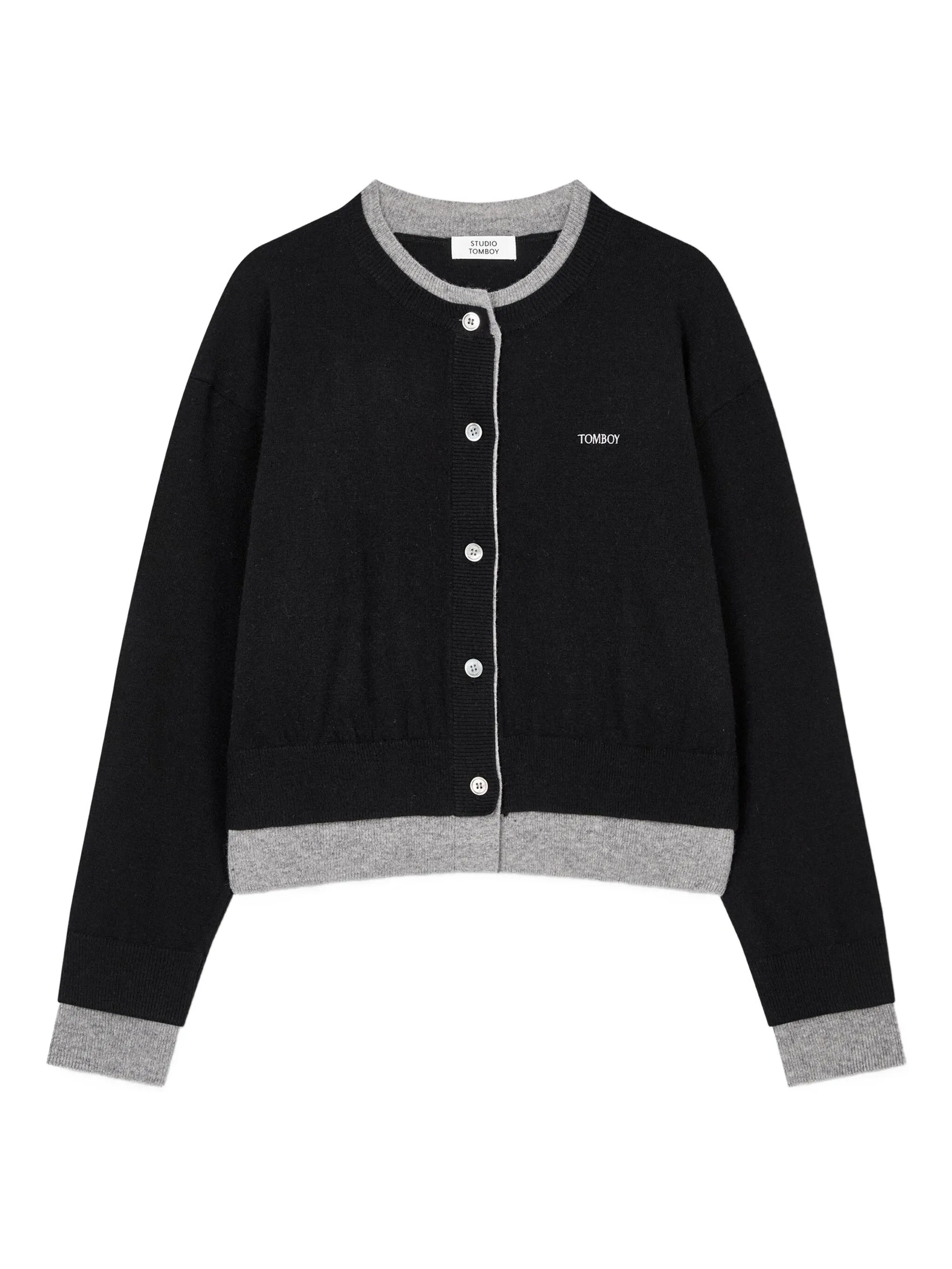 Многослойный кардиган Studio Tomboy, черный
Многослойный кардиган Studio Tomboy, черный