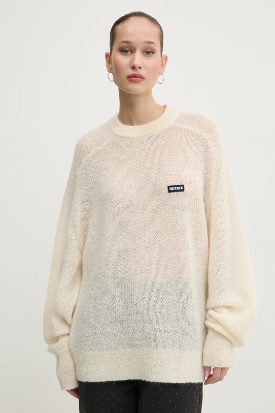 Шерстяной свитер Rotate, бежевый
Шерстяной свитер Rotate, бежевый