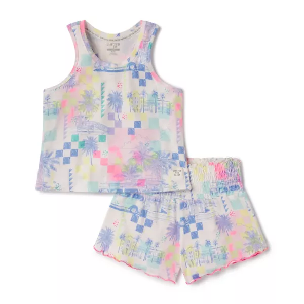 Комплект из двух предметов: майка и пижамные шорты для девочек 7-16 лет Limited Too, мультиколор
Комплект из двух предметов: майка и пижамные шорты для девочек 7-16 лет Limited Too, мультиколор