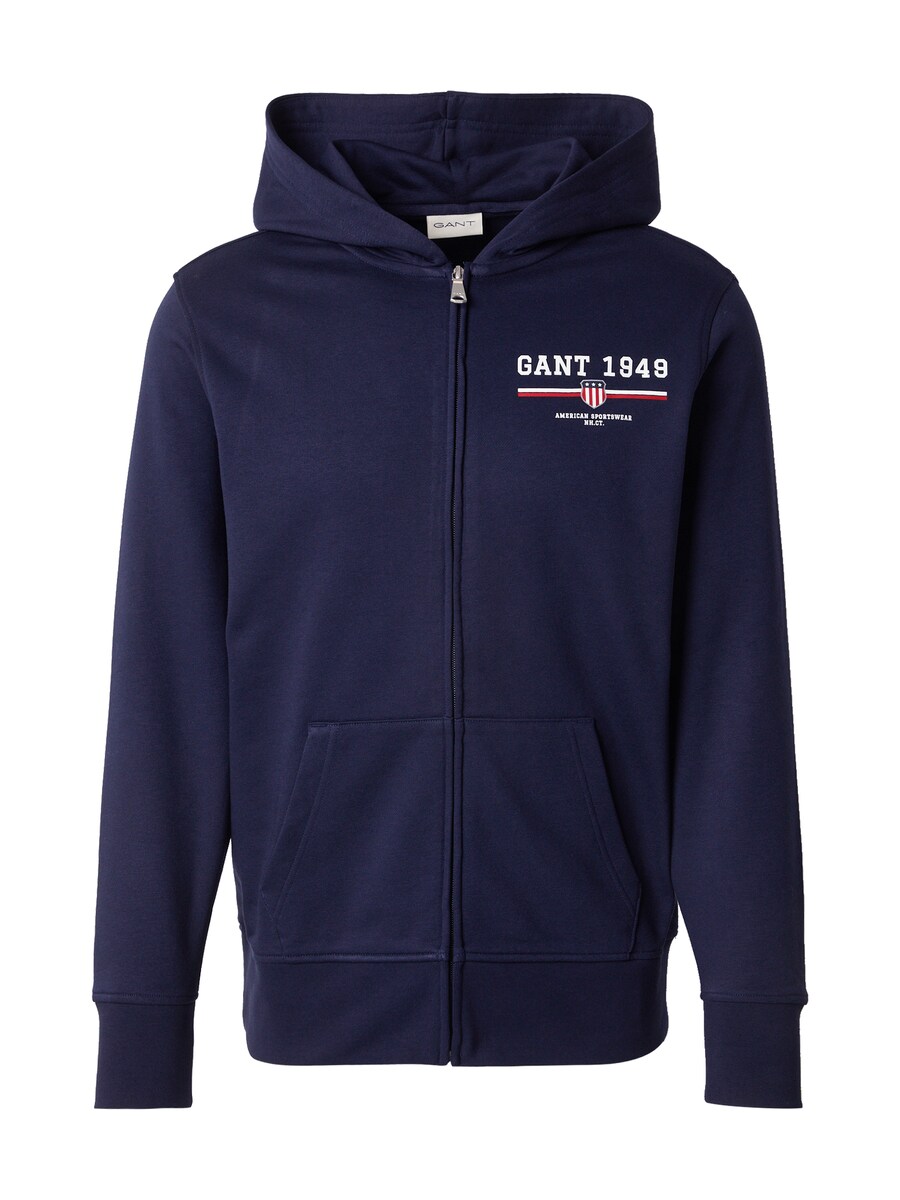 Толстовка с капюшоном на молнии GANT, темно-синий
Толстовка с капюшоном на молнии GANT, темно-синий