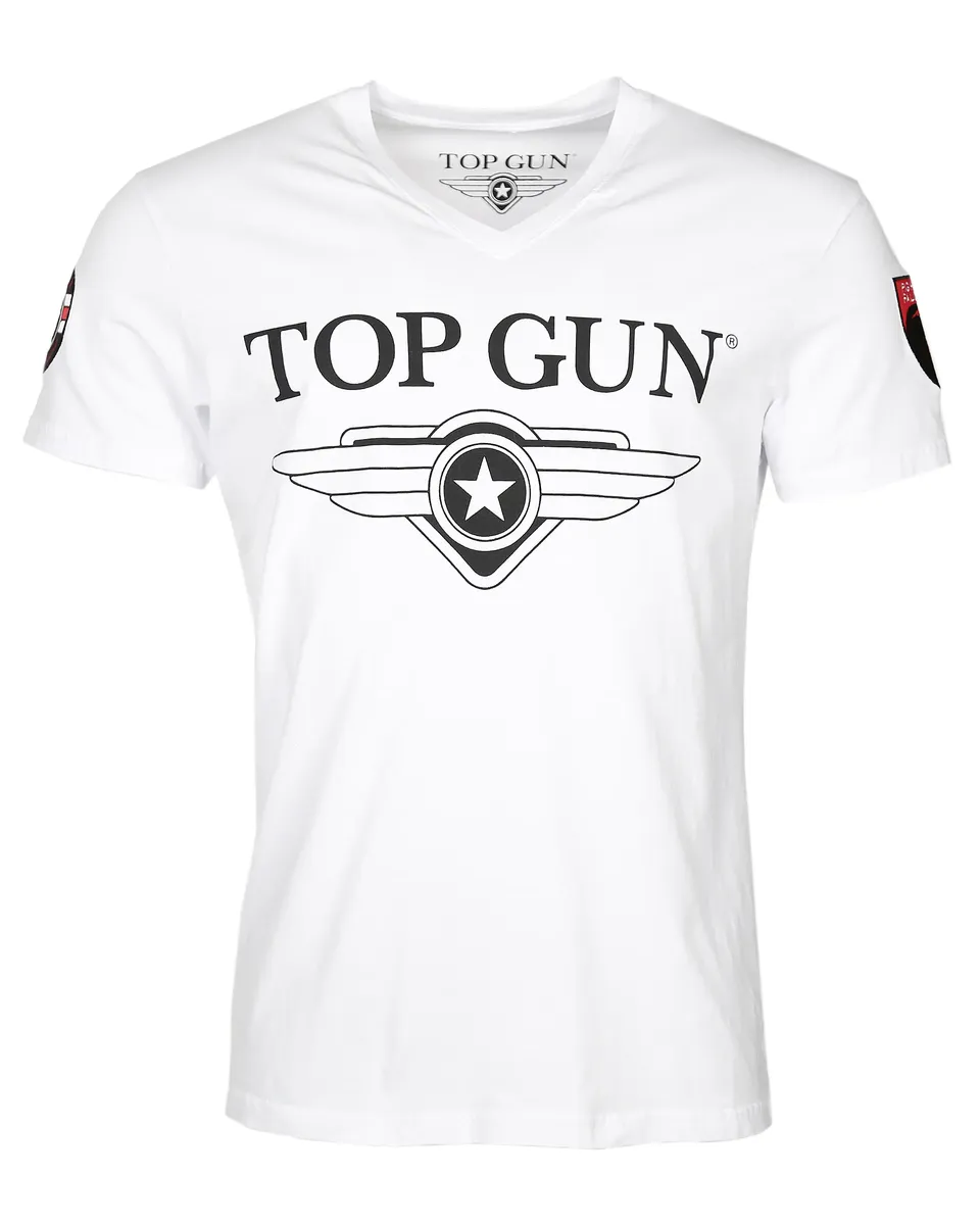 Футболка TOP GUN "TG20191004", белый 
Футболка TOP GUN "TG20191004", белый