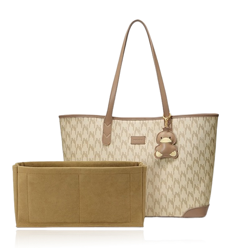 NUCELLE ПВХ хозяйственная сумка через плечо большая женская разноцветная, Rock Brown+Liner 
NUCELLE ПВХ хозяйственная сумка через плечо большая женская разноцветная, Rock Brown+Liner