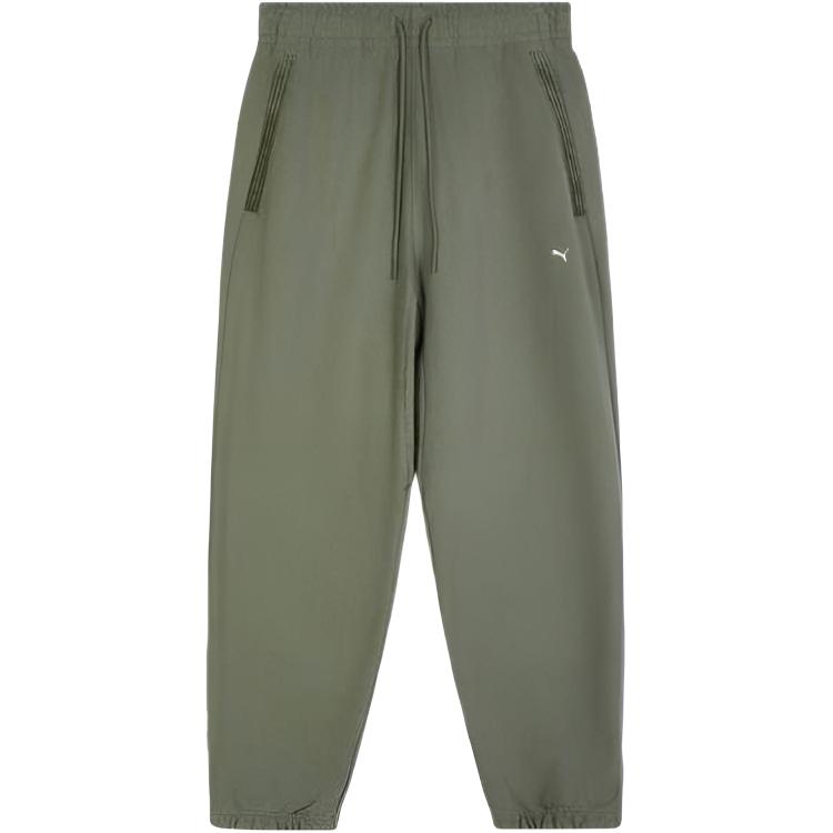 PUMA Вязаные спортивные штаны унисекс оливково-зеленого цвета
PUMA Вязаные спортивные штаны унисекс оливково-зеленого цвета