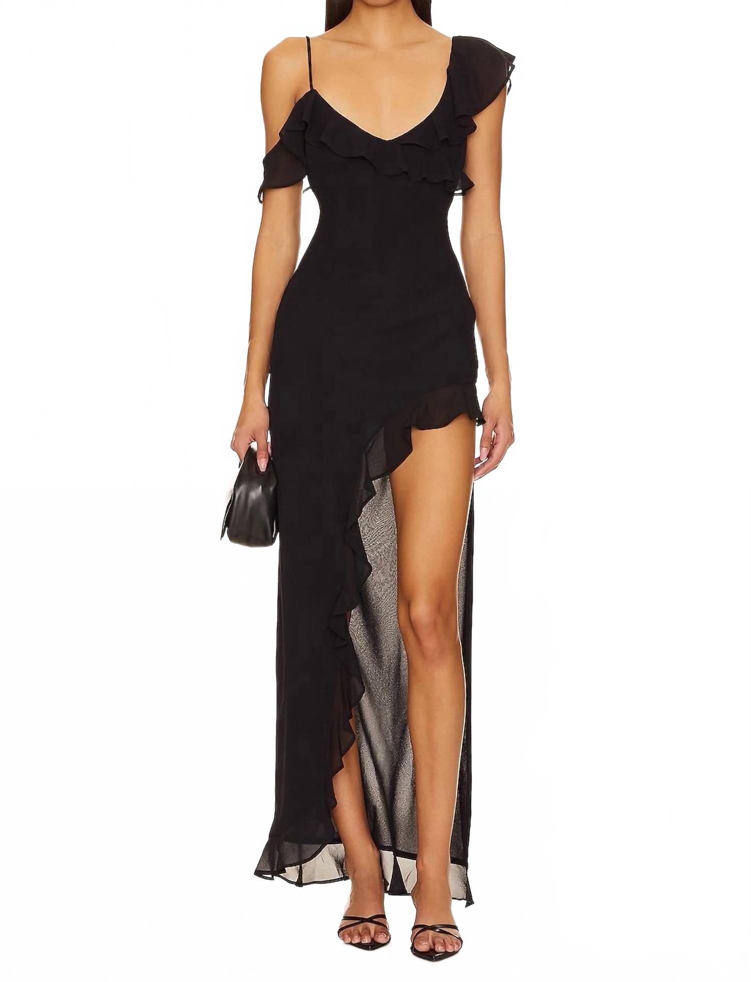 Платье макси Vacanza черного цвета Runaway The Label, черный
Платье макси Vacanza черного цвета Runaway The Label, черный