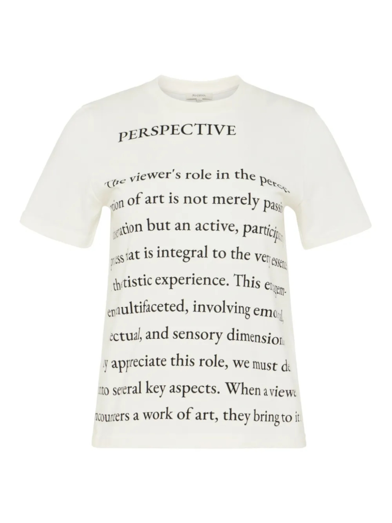 Футболка с текстовым принтом JW Anderson, белый
Футболка с текстовым принтом JW Anderson, белый