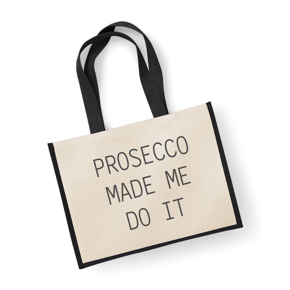 Большая джутовая сумка Prosecco Made me Do It Черная сумка 60 SECOND MAKEOVER, черный
Большая джутовая сумка Prosecco Made me Do It Черная сумка 60 SECOND MAKEOVER, черный