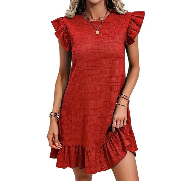 Женское платье-бэбидолл с оборками на рукавах Yesfashion, Wine Red
Женское платье-бэбидолл с оборками на рукавах Yesfashion, Wine Red