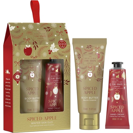 Spiced Apple 2024 Winter Skin Duo - Масло для тела и крем для рук Scottish Fine Soaps
Spiced Apple 2024 Winter Skin Duo - Масло для тела и крем для рук Scottish Fine Soaps