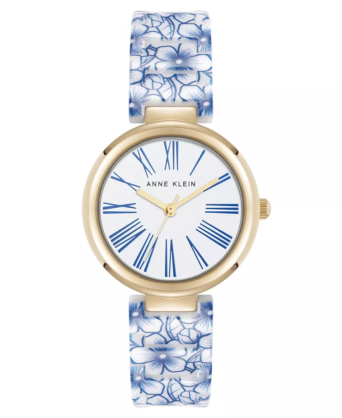 Женские часы-браслет с синим цветочным узором Quartz, 33mm Anne Klein
Женские часы-браслет с синим цветочным узором Quartz, 33mm Anne Klein