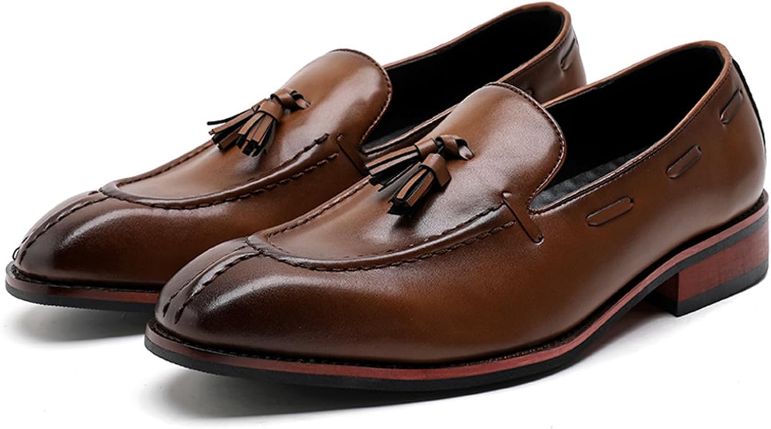 Мужские лоферы FIFILAPIN с кисточками и массивным каблуком, ретро, с острым носком, низкий каблук, нескользящие, без шнурков, формальные туфли для работы, вождения и офиса, коричневый
Мужские лоферы FIFILAPIN с кисточками и массивным каблуком, ретро, с острым носком, низкий каблук, нескользящие, без шнурков, формальные туфли для работы, вождения и офиса, коричневый