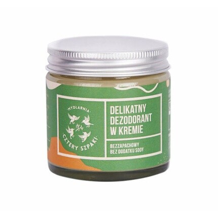 Нежный крем-дезодорант без запаха 60мл Mydlarnia Cztery Szpaki
Нежный крем-дезодорант без запаха 60мл Mydlarnia Cztery Szpaki