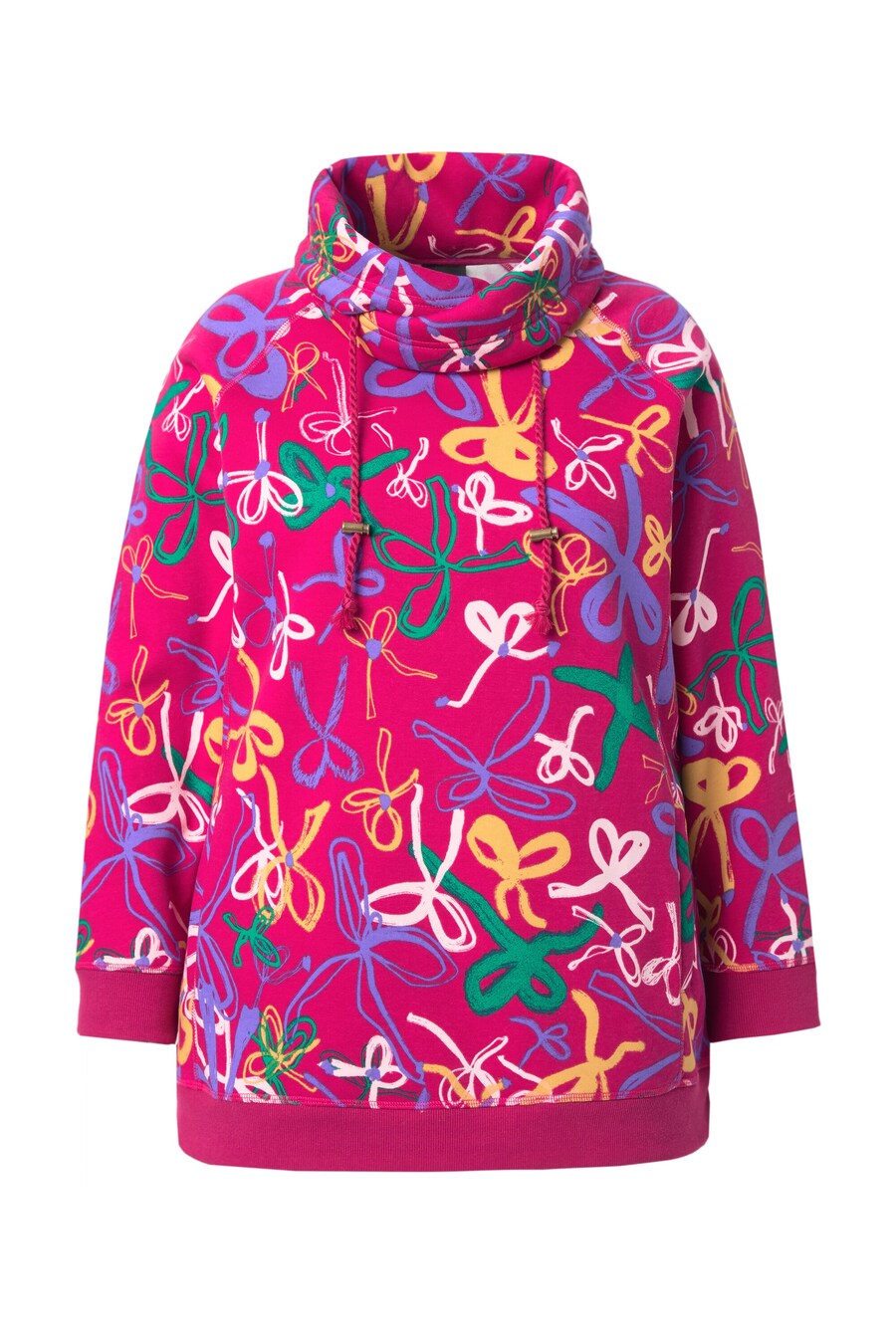 Толстовка Ulla Popken, темно-розовый
Толстовка Ulla Popken, темно-розовый