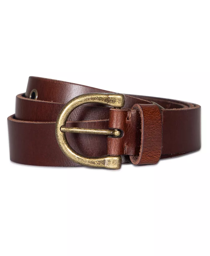 Женский ремень с пряжкой "Подкова" Frye, коричневый/бежевый
Женский ремень с пряжкой "Подкова" Frye, коричневый/бежевый