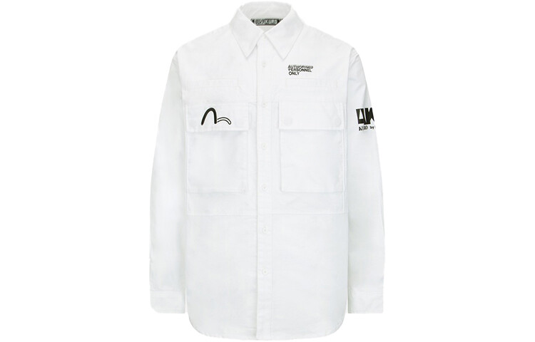 Рубашка мужская белая Evisu, белый
Рубашка мужская белая Evisu, белый