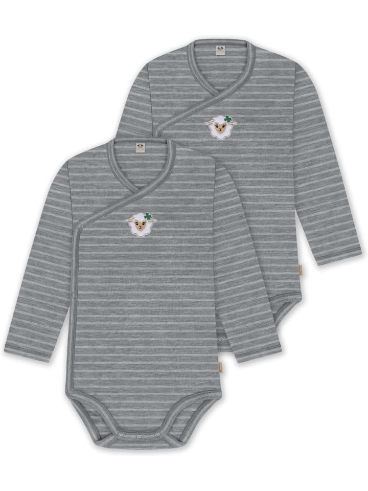 Normani Outdoor Sports Комплект из двух простых боди-халатов из мериносовой шерсти в серую полоску
Normani Outdoor Sports Комплект из двух простых боди-халатов из мериносовой шерсти в серую полоску