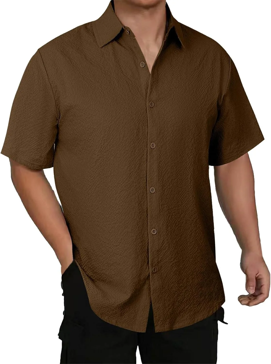 Мужская рубашка с коротким рукавом Casual Summer Beach Cuban, легкая
Мужская рубашка с коротким рукавом Casual Summer Beach Cuban, легкая