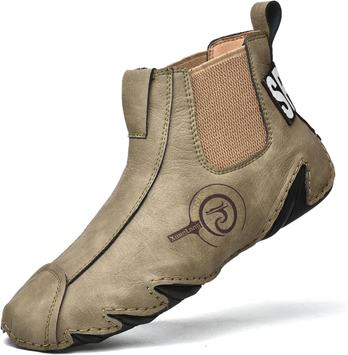 Мужские повседневные кожаные модные высокие кеды, ботинки Чукка без шнуровки, легкие дышащие обувь для прогулок и вождения Abborora, хаки
Мужские повседневные кожаные модные высокие кеды, ботинки Чукка без шнуровки, легкие дышащие обувь для прогулок и вождения Abborora, хаки