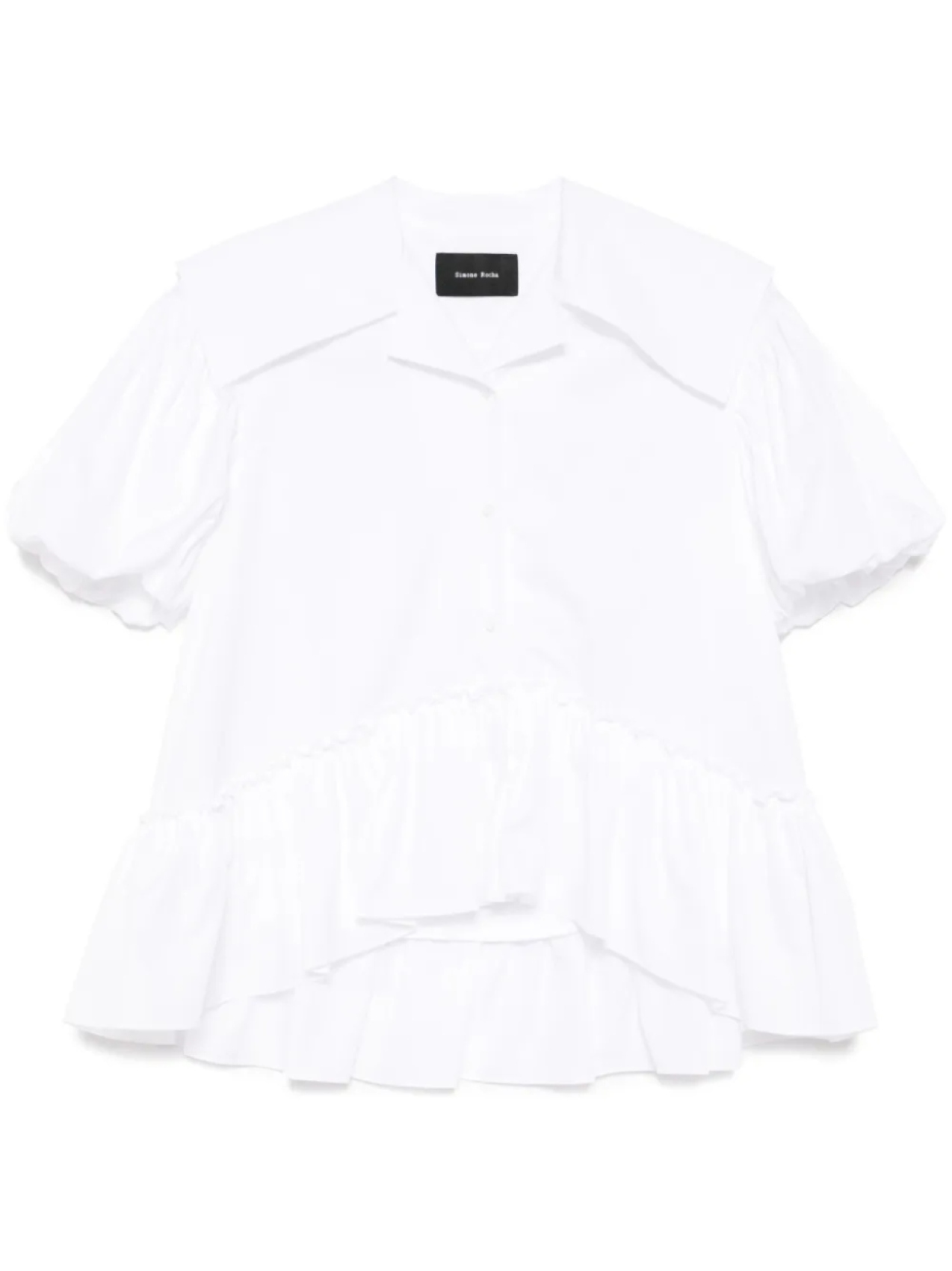 Simone Rocha рубашка с объемными рукавами и матросским воротником, белый
Simone Rocha рубашка с объемными рукавами и матросским воротником, белый