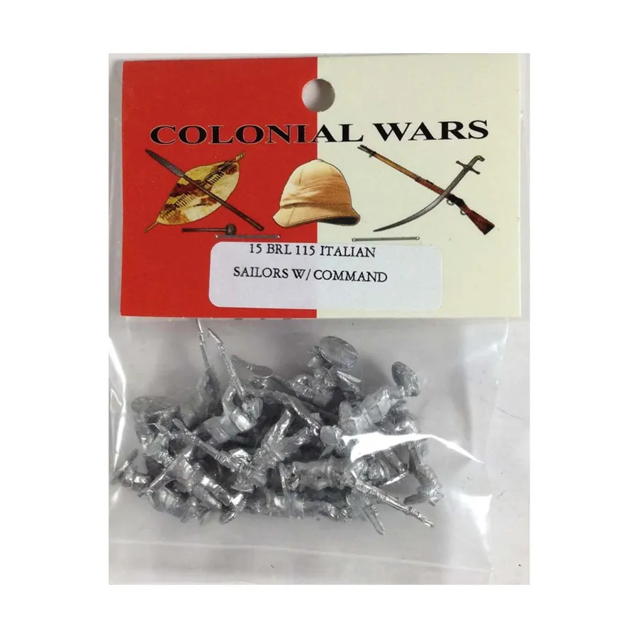 Итальянские моряки с командованием, Colonial Wars - Eight-Nation Alliance (15mm) (Blue Moon)
Итальянские моряки с командованием, Colonial Wars - Eight-Nation Alliance (15mm) (Blue Moon)