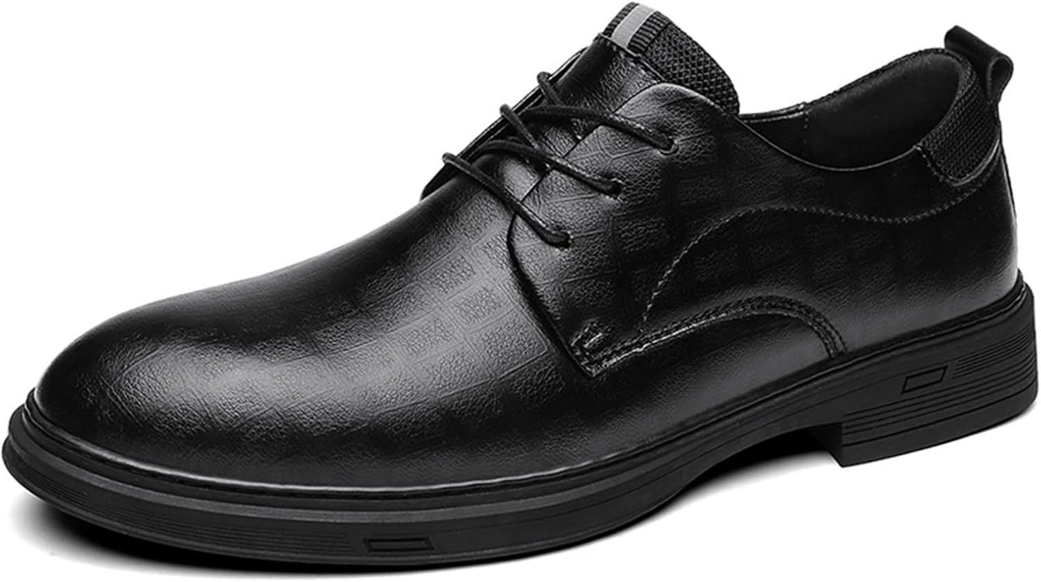 Мужские туфли PURCHAWEE Derby в клетку, кожаные с тиснением, с противоскользящей подошвой, на шнуровке, с круглым носком и устойчивым каблуком, для официального и делового стиля, черный
Мужские туфли PURCHAWEE Derby в клетку, кожаные с тиснением, с противоскользящей подошвой, на шнуровке, с круглым носком и устойчивым каблуком, для официального и делового стиля, черный