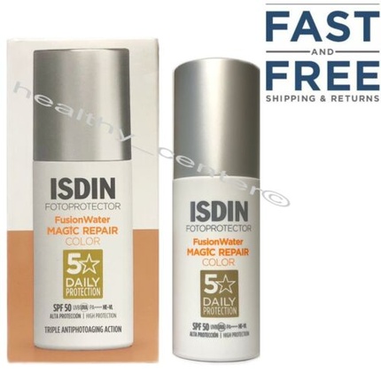 Fusion Water Magic Repair COLOR SPF 50 тонирующий солнцезащитный крем 50 мл 1,7 жидких унций ISDIN
Fusion Water Magic Repair COLOR SPF 50 тонирующий солнцезащитный крем 50 мл 1,7 жидких унций ISDIN
