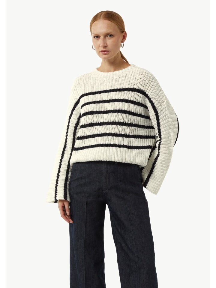 Пуловер comma Strickpullover langarm, белый
Пуловер comma Strickpullover langarm, белый