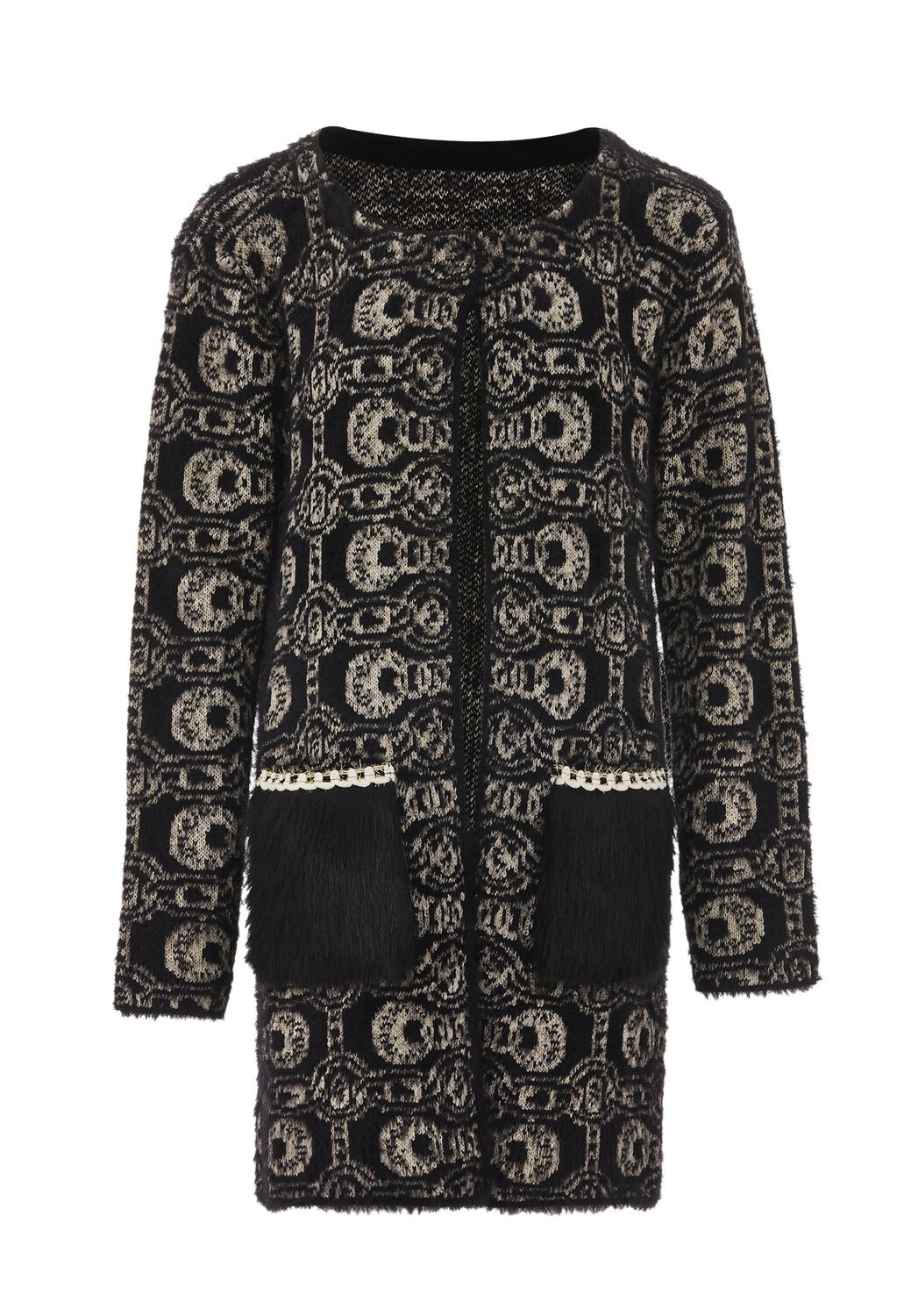 Толстовка faina Strickjacke, черный
Толстовка faina Strickjacke, черный