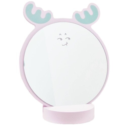 Деревянное декоративное зеркало на подставке в виде оленя, myHomelife, розовый
Деревянное декоративное зеркало на подставке в виде оленя, myHomelife, розовый