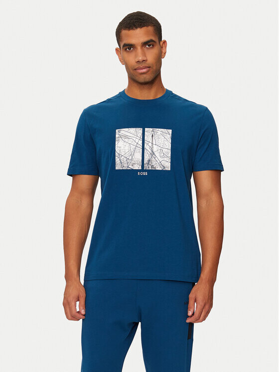 Футболка стандартного кроя Boss, синий
Футболка стандартного кроя Boss, синий