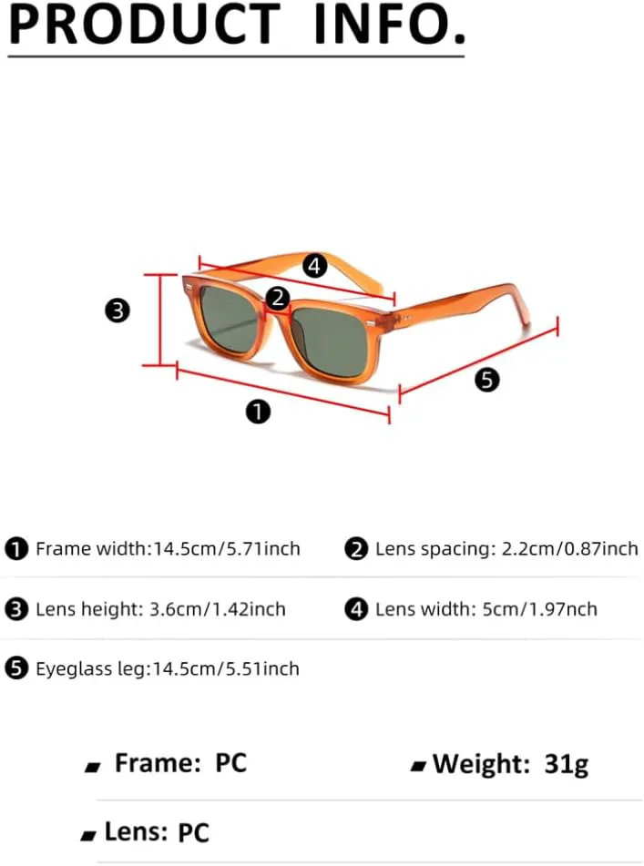 Ретро маленькие солнцезащитные очки для женщин и мужчин с заклепками, модные очки, роскошные солнцезащитные очки с защитой от УФ-излучения UV400 SZVVBKK, Orange
Ретро маленькие солнцезащитные очки для женщин и мужчин с заклепками, модные очки, роскошные солнцезащитные очки с защитой от УФ-излучения UV400 SZVVBKK, Orange